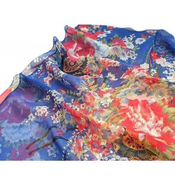 Scarfs for Women Lightweight Fashion Scarves Elegant Floral Pattern Sheer Scarfs Y-182 $5.22 Scarves