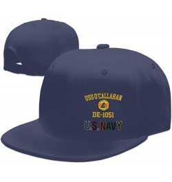 USS O'Callahan De-1051 Unisex Baseball Cap Sandwich Caps Jeans Caps Adjustable Baseball Cap Navy Blue $13.68 Baseball Caps