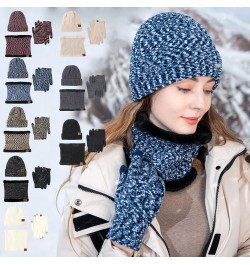 Knitted Wool Double-Sided Ski Caps for Men and Women, Thick Soft Warm Gifts for Winter Christmas Thanksgiving White $8.68 Sku...