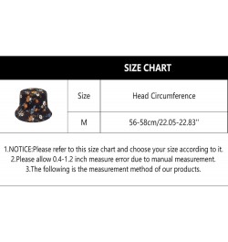 Light Bucket Hat Spring and Summer New Small Flowers Fisherman Hat Spring and Summer Outdoor Sun Hat Female Black $7.77 Bucke...