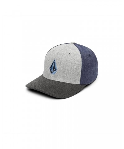 Men's Full Stone Heather Xfit Hat Smokey Blue 1 $12.20 Baseball Caps