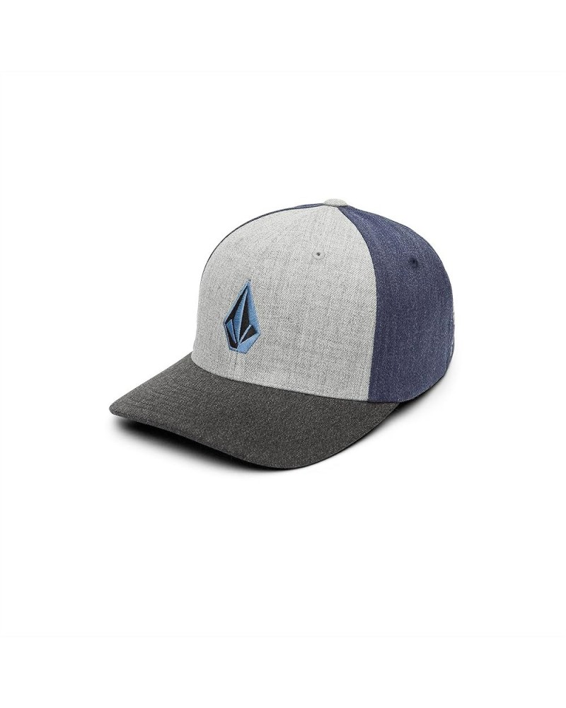 Men's Full Stone Heather Xfit Hat Smokey Blue 1 $12.20 Baseball Caps