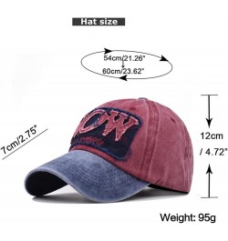 Men Ladies Hat Fashion Baseball Cap Denim Buckle Outdoor Sunscreen Sunshade Hat Hmm Hat Navy $9.53 Sun Hats