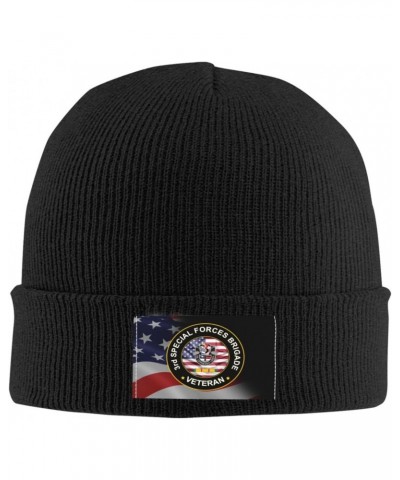 US Army 3rd Special Forces Group Vietnam Service Combat Veteran Unisex Four Seasons Knitted Hat Winter Warm Hats Hats for Men...