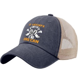 If Grandpa Can't Fix It No One Can Hat Women Baseball Hat AllBlack Trucker Hats Women Gifts for Him Purplish Blue04 $8.60 Sun...