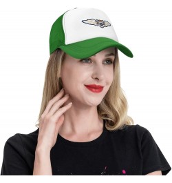 Lakeland Flying Tigers Trucker Hats for Both Men and Women - Mesh Baseball Snapback Hats Green $26.95 Baseball Caps