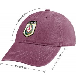 Flag of Glarus Baseball Cap Adjustable Size Golf Dad Hat for Outdoor Activities in All Seasons Wine Red-style-4 $11.93 Baseba...