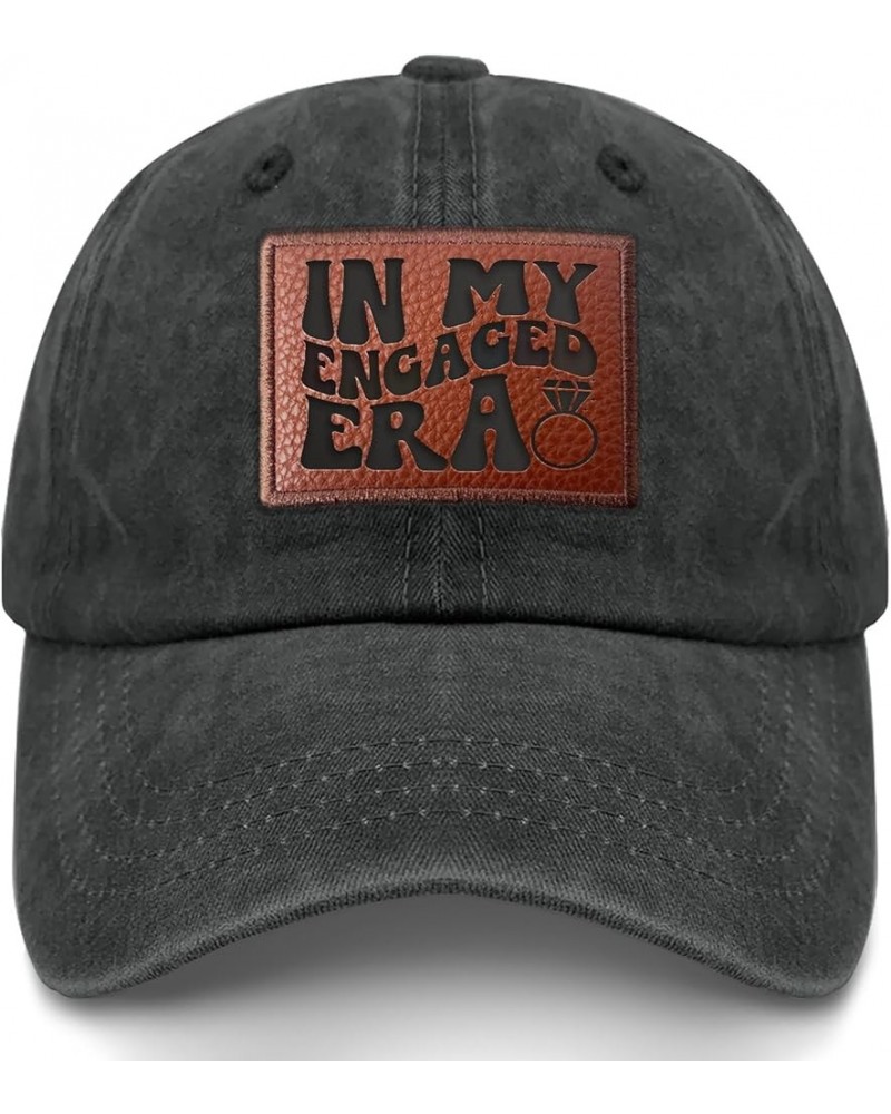 in My Engaged era Baseball Cap Retro Hiking Cap Gifts for Her Who Like Engraved,Outdoor Cap Suitable for Streetwear Allblack ...