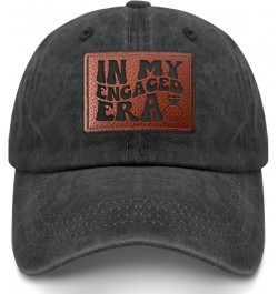 in My Engaged era Baseball Cap Retro Hiking Cap Gifts for Her Who Like Engraved,Outdoor Cap Suitable for Streetwear Allblack ...