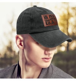 in My Engaged era Baseball Cap Retro Hiking Cap Gifts for Her Who Like Engraved,Outdoor Cap Suitable for Streetwear Allblack ...