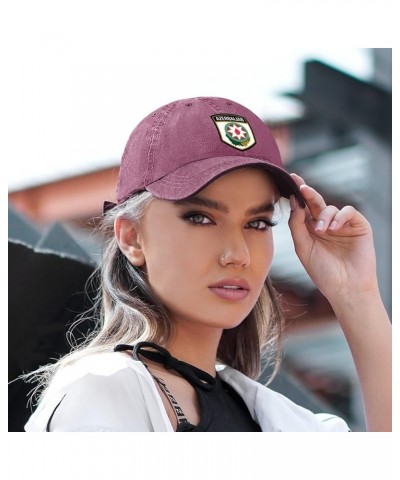 Flag of Glarus Baseball Cap Adjustable Size Golf Dad Hat for Outdoor Activities in All Seasons Wine Red-style-4 $11.93 Baseba...