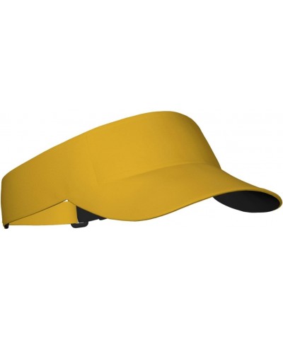 Solid Color Gold Sun Hat.* Hollow Top Baseball Cap, Women's Men's Outdoor Golf Tennis Bike Jogging, Adjustable Size. $12.49 V...