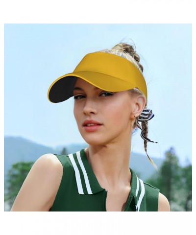 Solid Color Gold Sun Hat.* Hollow Top Baseball Cap, Women's Men's Outdoor Golf Tennis Bike Jogging, Adjustable Size. $12.49 V...