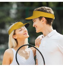 Solid Color Gold Sun Hat.* Hollow Top Baseball Cap, Women's Men's Outdoor Golf Tennis Bike Jogging, Adjustable Size. $12.49 V...