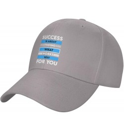 Success is About Finding What Works Best for You Baseball Cap for Men Women Dad Hat Classic Adjustable Golf Hats Gray $12.96 ...