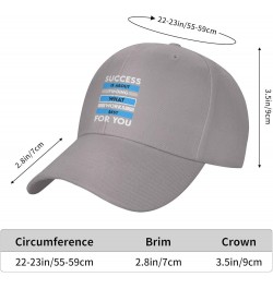 Success is About Finding What Works Best for You Baseball Cap for Men Women Dad Hat Classic Adjustable Golf Hats Gray $12.96 ...