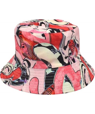 Creative Fruit Plant Pattern Bucket Hat for Female Fashion Trendy Outdoor UV Protection Sun Hat Funny Basin Hat Pattern-13 $1...