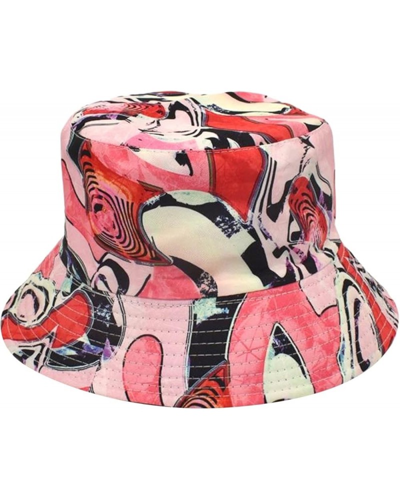 Creative Fruit Plant Pattern Bucket Hat for Female Fashion Trendy Outdoor UV Protection Sun Hat Funny Basin Hat Pattern-13 $1...