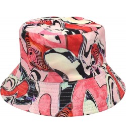 Creative Fruit Plant Pattern Bucket Hat for Female Fashion Trendy Outdoor UV Protection Sun Hat Funny Basin Hat Pattern-13 $1...