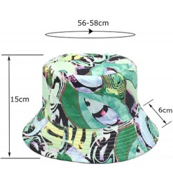 Creative Fruit Plant Pattern Bucket Hat for Female Fashion Trendy Outdoor UV Protection Sun Hat Funny Basin Hat Pattern-13 $1...