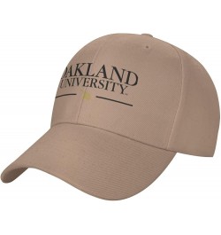 Oakland University Logo Baseball Caps Dad Hats Adjustable Size Outdoor Cap Natural $11.50 Baseball Caps