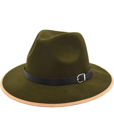 Unisex Winter Spring Festival Wedding Prom with Women Hat Belt Hat Men Baseball Caps Olive Hats L-army Green $11.08 Newsboy Caps