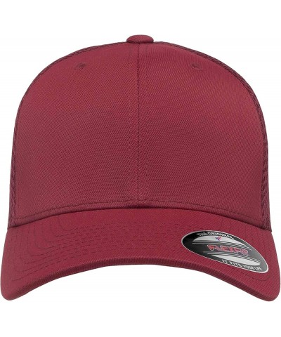 Men's Trucker Mesh Cap Maroon $8.68 Baseball Caps