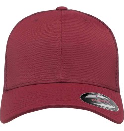 Men's Trucker Mesh Cap Maroon $8.68 Baseball Caps