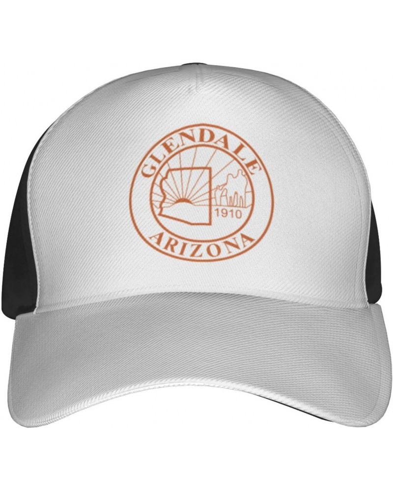 Former Flag of Glendale, Arizona Baseball Cap Men's and Women's Baseball Hat Adjustable Casual Outdoor Breathable Caps Truck ...