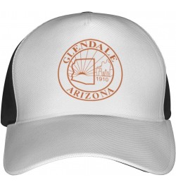 Former Flag of Glendale, Arizona Baseball Cap Men's and Women's Baseball Hat Adjustable Casual Outdoor Breathable Caps Truck ...