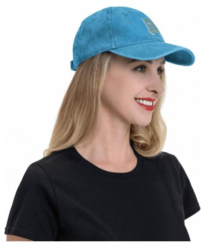 Shut Your Five Hole Hockey Vintage Baseball Cap Women Men Trucker Caps Golf Dad Hats Blue $9.79 Cowboy Hats