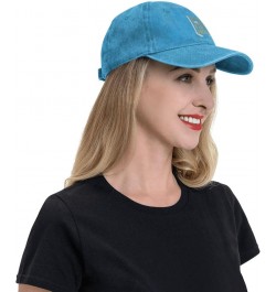 Shut Your Five Hole Hockey Vintage Baseball Cap Women Men Trucker Caps Golf Dad Hats Blue $9.79 Cowboy Hats