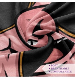 Scarf for Women Lightweight Spring Fall Winter Scarves Shawl Wraps Pink Pig Black Pattern $13.77 Scarves