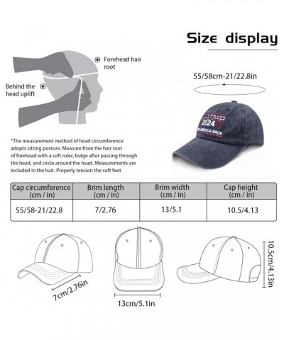 Workout Hats for Men Trump Sports Cap for Mens Running Cap Breathable Trumps 2024 Visor Hat Navy Blue $9.06 Visors