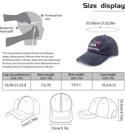 Workout Hats for Men Trump Sports Cap for Mens Running Cap Breathable Trumps 2024 Visor Hat Navy Blue $9.06 Visors