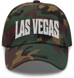 Las Vegas Nevada NV Embroidered Dad Hat Green Camo $23.97 Baseball Caps