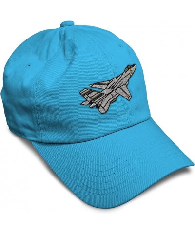 Soft Baseball Cap F-14 Tomcat B Embroidery Airplane F-14 Tomcat Twill Cotton Dad Hats for Men & Women Aqua Design Only $11.61...