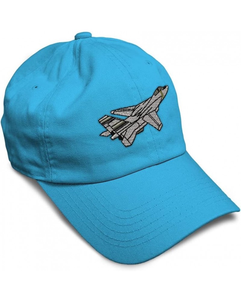 Soft Baseball Cap F-14 Tomcat B Embroidery Airplane F-14 Tomcat Twill Cotton Dad Hats for Men & Women Aqua Design Only $11.61...