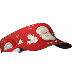 Merry Christmas. Adult Sunscreen Visor Cap Adjustable Golf Cap Summer Uv Protection Beach Cap Unisex $11.55 Sun Hats