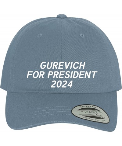 Gurevich for President 2024 - Comfortable Dad Hat Baseball Cap Light Blue $19.23 Baseball Caps