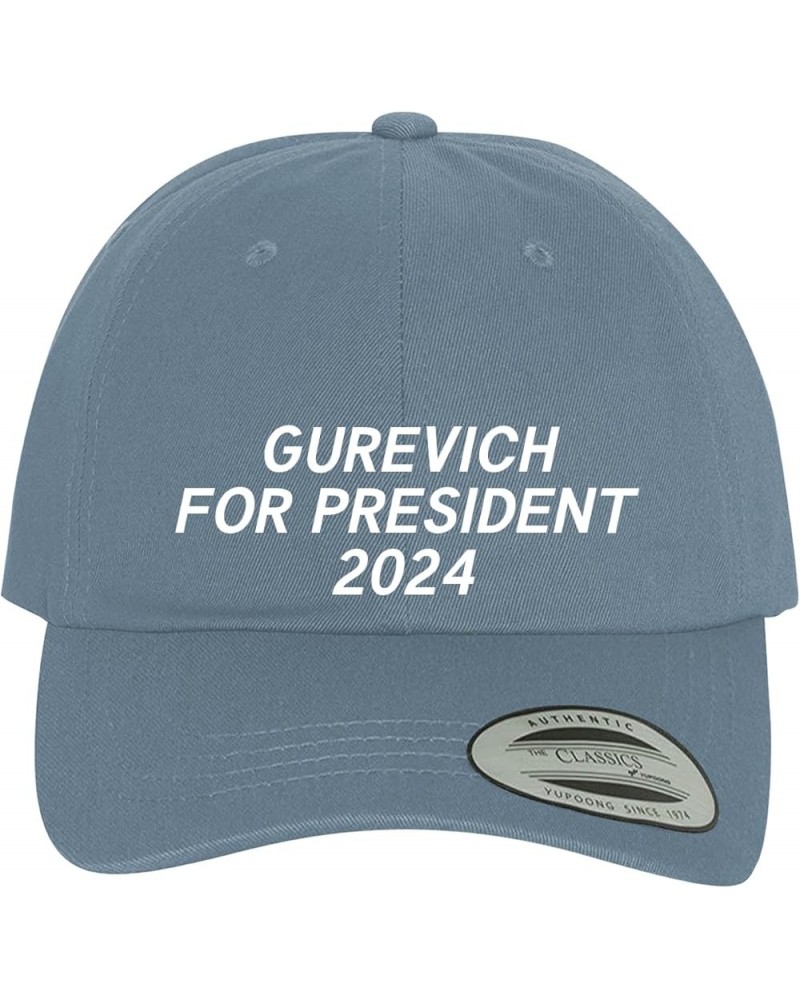 Gurevich for President 2024 - Comfortable Dad Hat Baseball Cap Light Blue $19.23 Baseball Caps