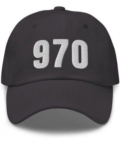 970 Hat Fort Collins CO Hat Mobile Telephone Area Code 970 Dad Cap Embroidered Dad Hat Baseball Cap Dark Grey $18.47 Baseball...