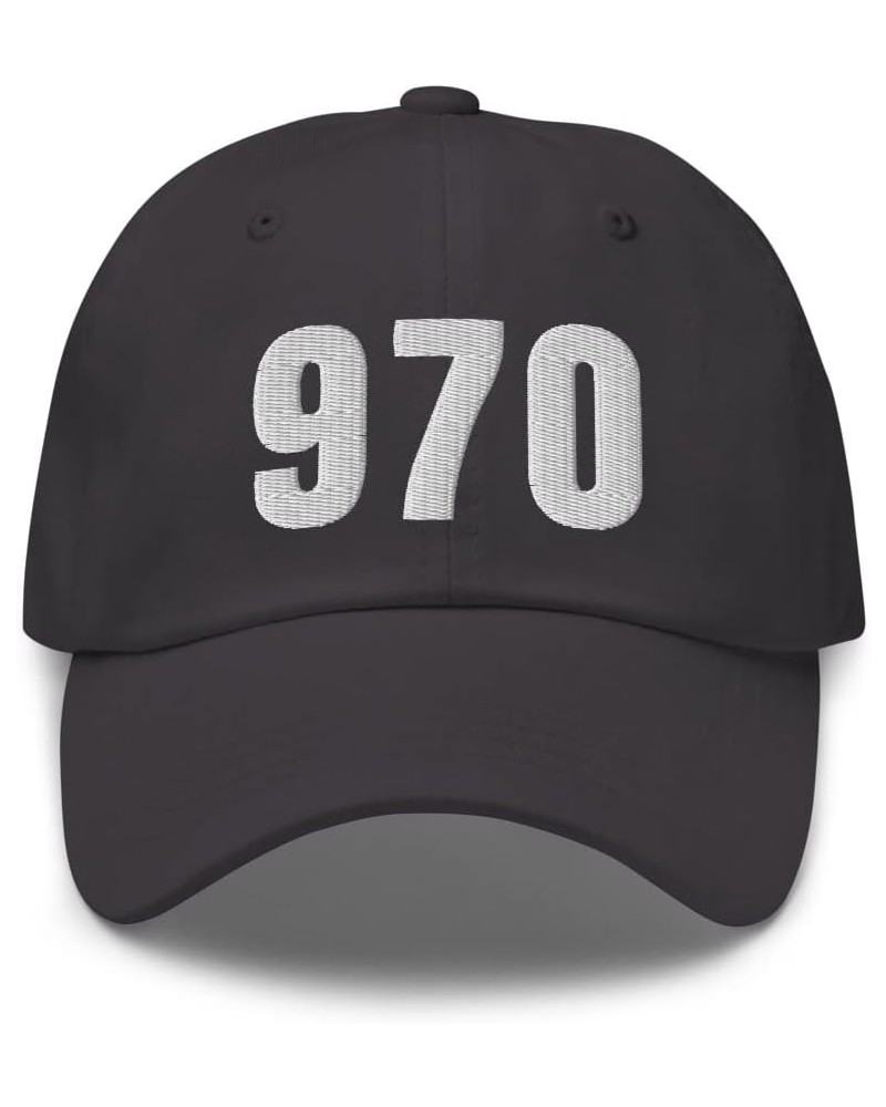 970 Hat Fort Collins CO Hat Mobile Telephone Area Code 970 Dad Cap Embroidered Dad Hat Baseball Cap Dark Grey $18.47 Baseball...