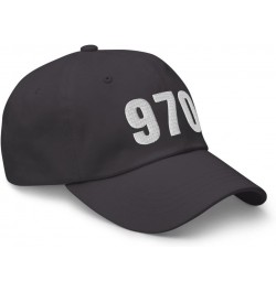 970 Hat Fort Collins CO Hat Mobile Telephone Area Code 970 Dad Cap Embroidered Dad Hat Baseball Cap Dark Grey $18.47 Baseball...