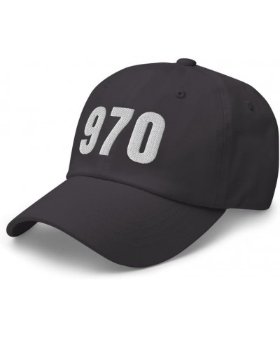 970 Hat Fort Collins CO Hat Mobile Telephone Area Code 970 Dad Cap Embroidered Dad Hat Baseball Cap Dark Grey $18.47 Baseball...