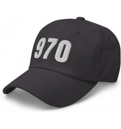 970 Hat Fort Collins CO Hat Mobile Telephone Area Code 970 Dad Cap Embroidered Dad Hat Baseball Cap Dark Grey $18.47 Baseball...