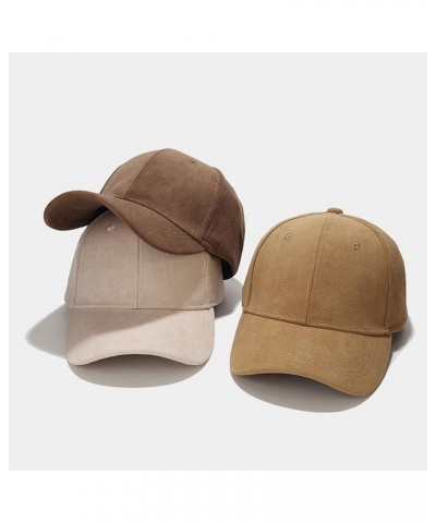 American Trend Baseball Cap for Women Men Ponytail Trucker Dad Hat Adjustable Gol???? Tennis Hat Beige $6.78 Baseball Caps