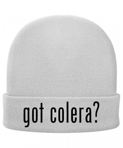 got Colera? - Soft Adult Beanie Cap White $13.94 Skullies & Beanies