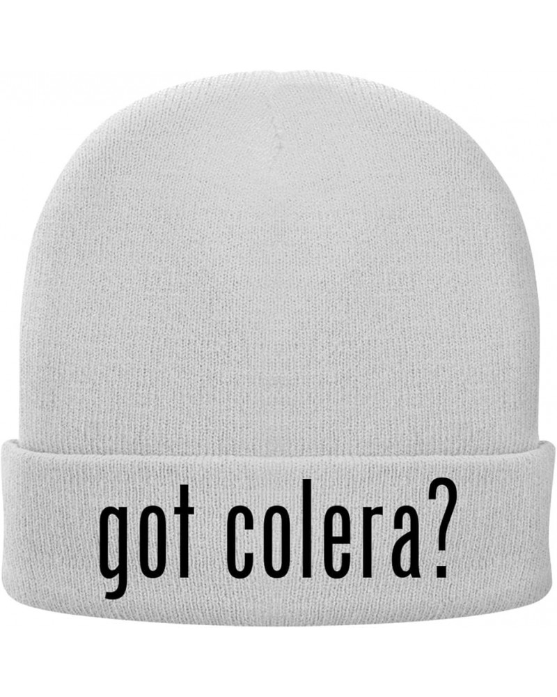 got Colera? - Soft Adult Beanie Cap White $13.94 Skullies & Beanies