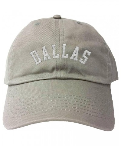 Dallas Arch City Dad Deluxe Trucker Flatbill Baseball Embroidered Hat Dad Grey $14.51 Baseball Caps